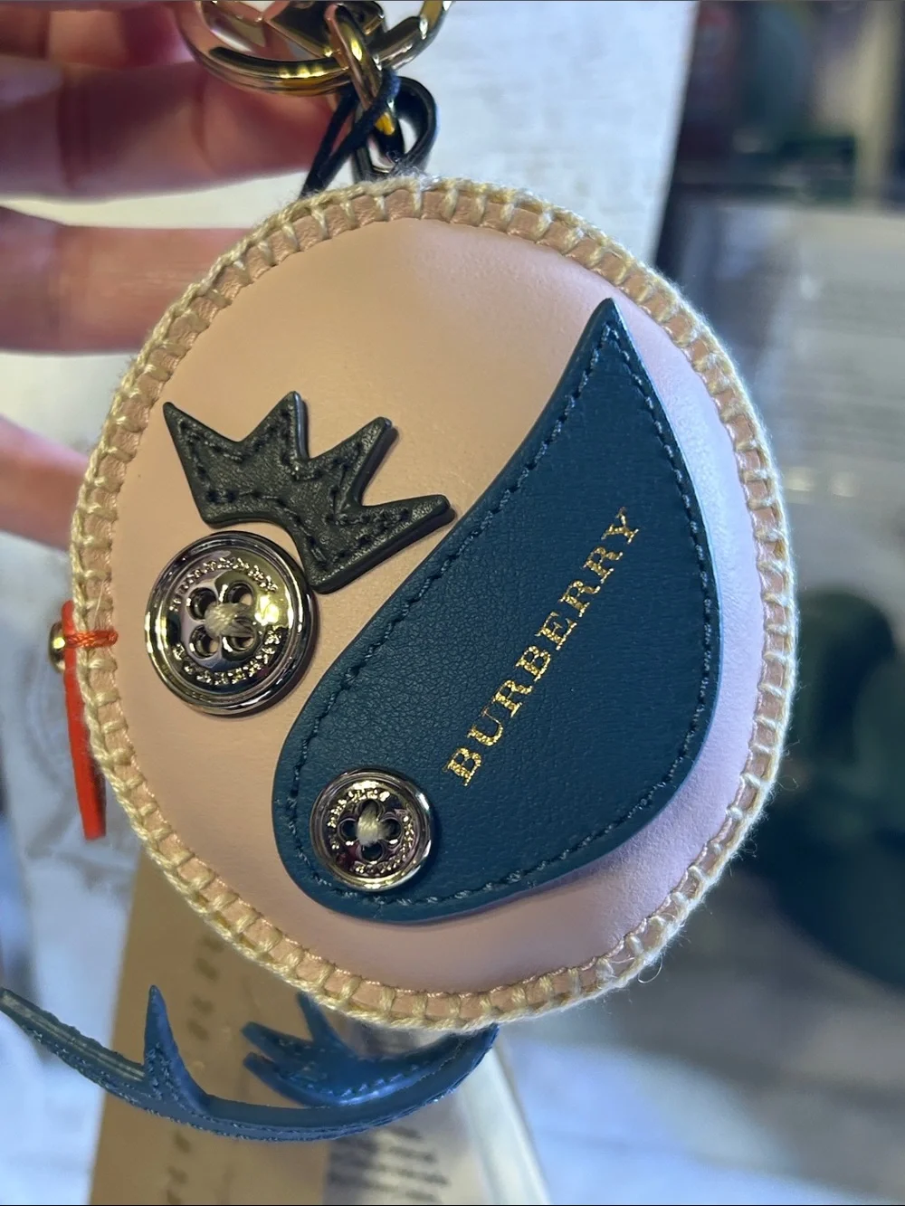 Burberry leather key
